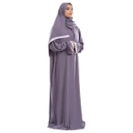 Urban Rugs Jordan Perla Crepe Islamic Prayer Wear One Piece One Size Full Coverage Breathable Fabric - Urban Rugs