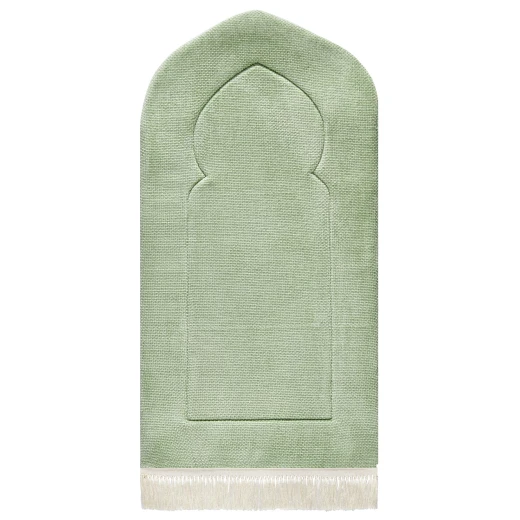 Urban Rugs Jordan Saga Arched Plain Prayer Mat Soft Woven Fabric 130 x 73 cm Urban Rugs Jordan Saga Arched Plain Prayer Mat Soft Woven Fabric 130 x 73 cm
