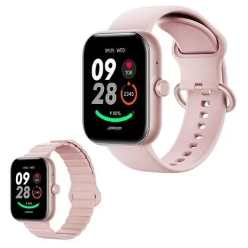Joyroom JR FT5 Plus Smartwatch Rose Gold 1.96 Inch Screen Bluetooth Sports Watch - Joyroom
