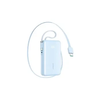 بنك طاقة جوي روم JR PR2L 10000 مللي أمبير في الساعة 35 واط مع كابل USB C مدمج أزرق - جوي روم - Image 6