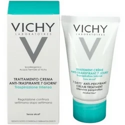 Vichy 7 Day Anti Perspirant Cream Deodorant 30ml, Long Lasting Protection