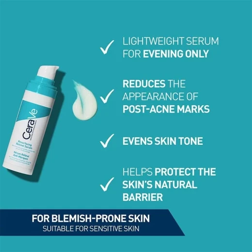 CeraVe Resurfacing Retinol Serum 30ml for Post-Acne Marks and Enlarged Pores - CeraVe - Image 3