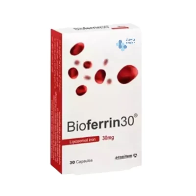 Bioferrin 30mg Iron Supplement: Enhance Energy Levels, Reduce Fatigue, Boost Vitality, and Support Overall Health. Contains 30mg of Iron per Serving - Bioferrin