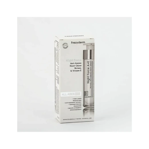 Frezyderm Anti Aging Night Force A+E Cream 50ml, Reduces Wrinkles - Frezyderm - Image 2