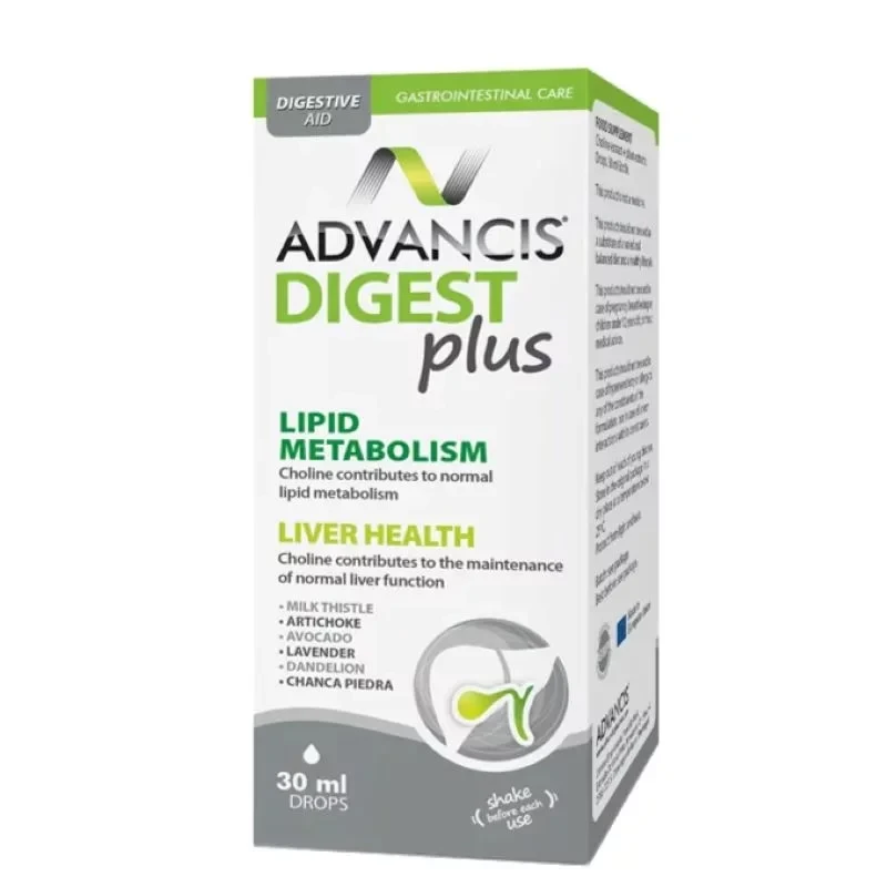 Advancis Digest Plus Liver Support Drops 30 ml, Promotes Healthy Digestion and Liver Function - Advancis