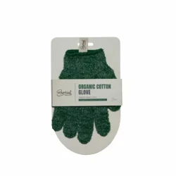 Raghad Organics Organic Cotton Exfoliating Glove for Deep Cleansing, 1 Count