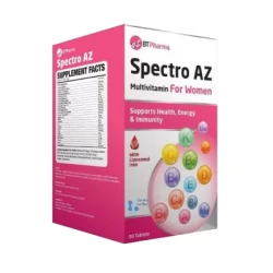 أقراص BT Pharma Spectro AZ للنساء 30 مكمل غذائي متعدد الفيتامينات للنساء