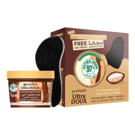 Garnier Ultra Doux Coconut Macadamia Hair Food Mask 390ml, Smoothing Treatment for Frizzy Hair Garnier Ultra Doux Coconut Macadamia Hair Food Mask 390ml, Smoothing Treatment for Frizzy Hair
