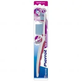 Pierrot New Balance Medium Toothbrush for Kids, Gentle Bristles, Oral Hygiene, 1 Count Pierrot New Balance Medium Toothbrush for Kids, Gentle Bristles, Oral Hygiene, 1 Count
