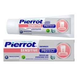 Pierrot Sensitive Protect Toothpaste for Sensitive Teeth, Hydroxyapatite, 75 ml