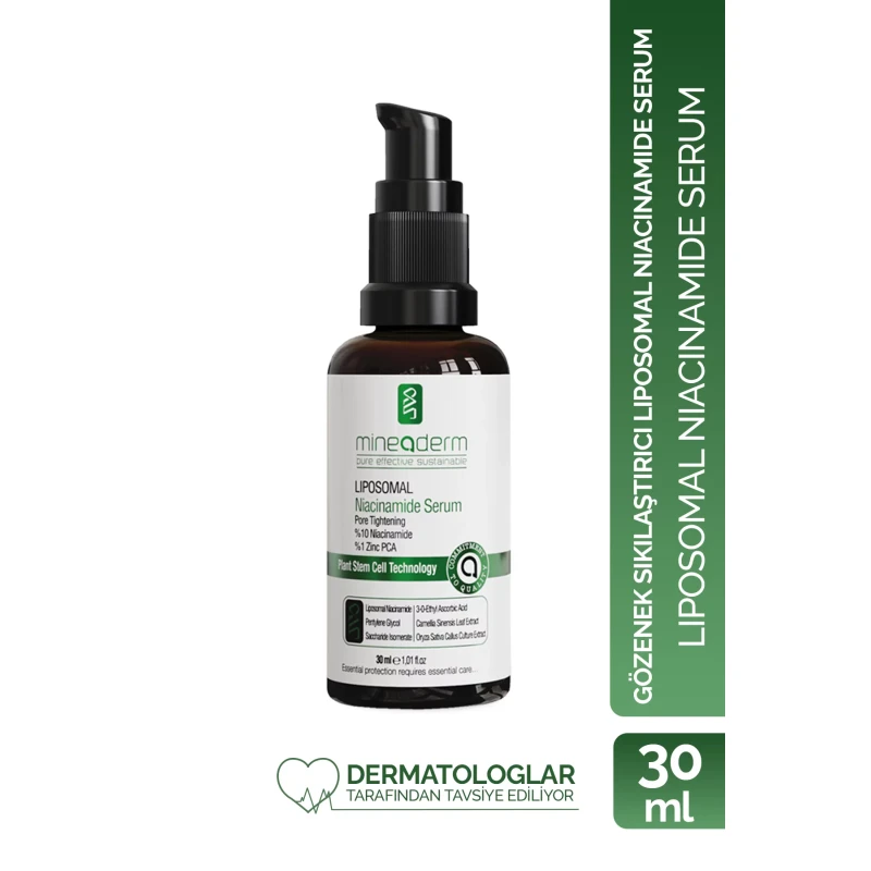 Mineaderm Pore Tightening Liposomal Niacinamide Serum 30ml for All Skin Types - Mineaderm