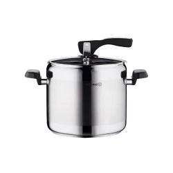 Korkmaz Turbo Pressure Cooker 7.0 Liters Stainless Steel Durable Cookware for Efficient Cooking