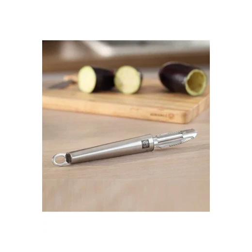Korkmaz A507 Twisty Vegetable Corer and Peeler White Stainless Steel Kitchen Tool - Korkmaz - Image 2