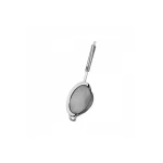Korkmaz Twisty 16 cm Stainless Steel Strainer for Kitchen Use - Korkmaz