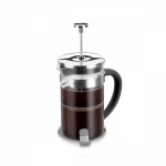 Korkmaz Parsa French Press 800ml Stainless Steel Glass for Coffee and Herbal Tea - Korkmaz