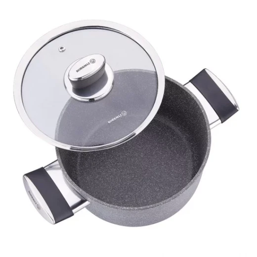 Korkmaz Palma Casserole 20x10.5cm 3 Liter with Non-Stick PTFE Coating and Induction Compatible Base - Korkmaz - Image 2