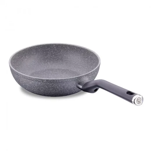 Korkmaz Palma Wok Pan 24 cm Aluminum Non-Stick Induction Compatible