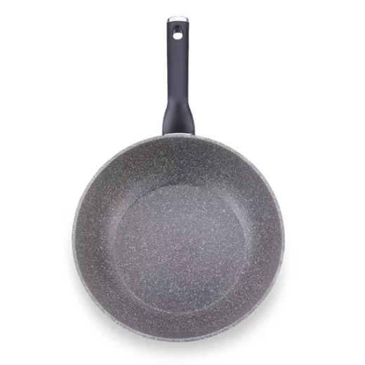 Korkmaz Palma Wok Pan 24 cm Aluminum Non-Stick Induction Compatible - Korkmaz - Image 2