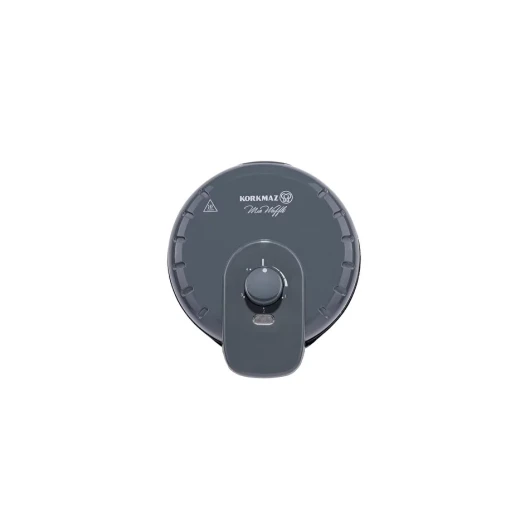 Korkmaz Mia Cosmica Waffle Maker, 850 Watt Power, Granit Coated Plates, Adjustable Heat Control, 19 cm Cooking Surface, Cosmica Grey - Korkmaz - Image 2