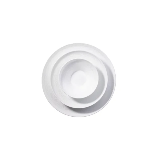 Korkmaz Bella Collection 60 Piece Porcelain Dinnerware Set Beige Classic Style for 12 People - Korkmaz - Image 2