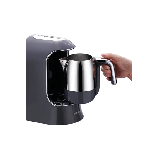 Korkmaz Kahvekolik Aqua Cosmica Turkish Coffee Machine A862-08, Thermo Balance Technology for Slow Brewing Traditional Coffee Taste, 1.2L Transparent Water Tank, Automatic Cup Adjustment, Overflow Prevention Sensor, Easy Home and Office Coffee Maker - Image 2