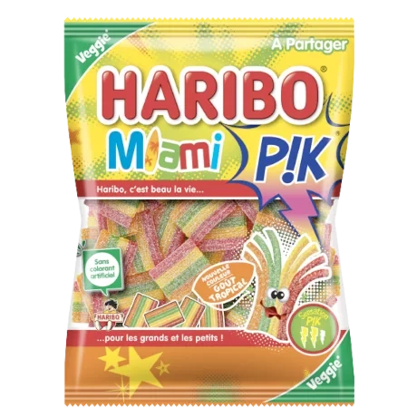 Haribo Miami Pik Sour Gummy Candies 200g Bag Delicious Fruity Flavors Perfect for Sharing or Snacking Fun for All Ages Enjoy the Tangy Sweetness of these Tropical Inspired Treats Haribo Miami Pik Sour Gummy Candies 200g Bag Delicious Fruity Flavors Perfect for Sharing or Snacking Fun for All Ages Enjoy the Tangy Sweetness of these Tropical Inspired Treats