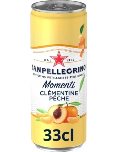 San Pellegrino Clementine Peach Sparkling Beverage 33cl Wholesale for FMCG Distributors and Supermarkets - San Pellegrino