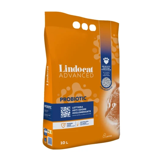 Lindocat Advanced Probiotic Cat Litter 10L Odor Control Clumping Formula - Lindocat - Image 2