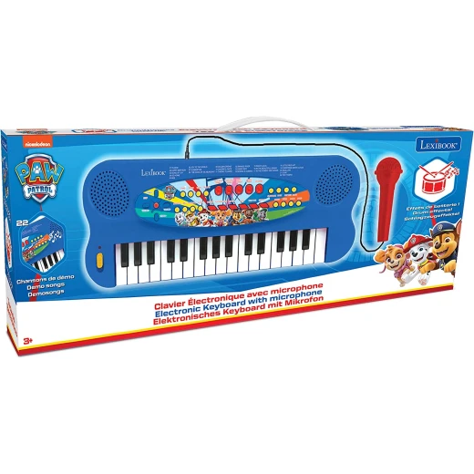 Lexibook Paw Patrol Electronic Keyboard with Microphone, 22 Demo Songs, 8 Rhythms Lexibook Paw Patrol Electronic Keyboard with Microphone, 22 Demo Songs, 8 Rhythms