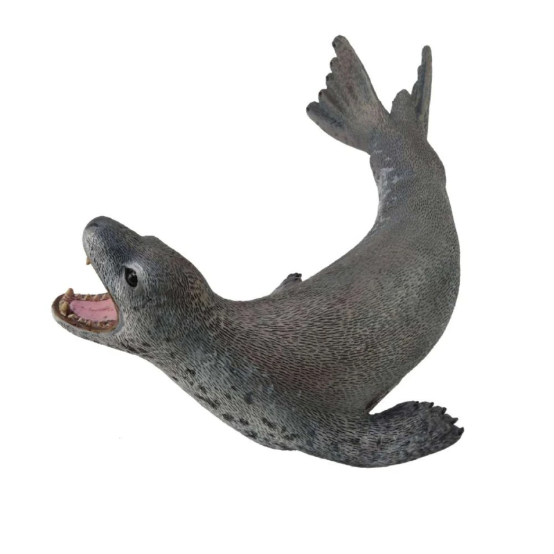 CollectA Leopard Seal Toy Figure Realistic Educational Wildlife Awareness 14.7cm - CollectA
