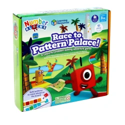 Learning Resources Numberblocks Race to Pattern Palace Board Game, Maths Game for 3+ Years