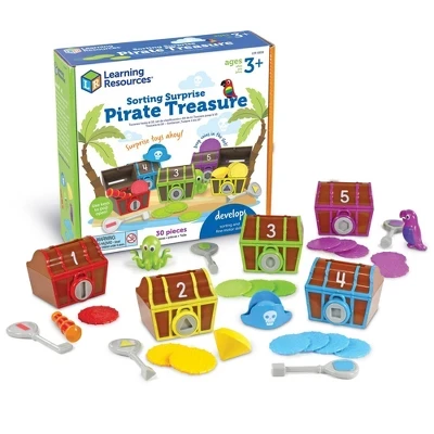 Learning Resources Sorting Surprise Pirate Treasure Math Counting Kit Preschool Kindergarten Learning Resources Sorting Surprise Pirate Treasure Math Counting Kit Preschool Kindergarten