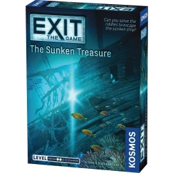 Kosmos Exit: The Sunken Treasure Card Based Escape Room Game for Family Fun