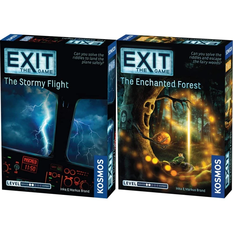 Thames & Kosmos EXiT: The Stormy Flight Escape Room Game for 1-4 Players