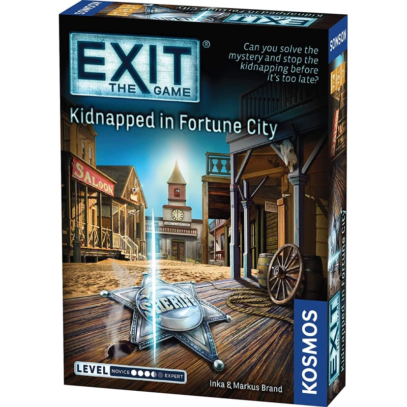 ثيمز آند كوسموس لعبة الهروب EXIT: Kidnapped In Fortune City لـ 1-4 لاعبين