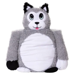 Little Big Hugs Soft Husky Plush Toy, Shoulder Hugging Design, 33x65cm