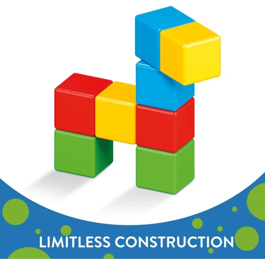 Geomag Magicube 8 Piece Magnetic Building Blocks for Toddlers, Recycled - Image 7
