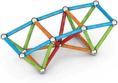 Geomag Supercolor Recycled Magnetic Construction Set 60 Piece 100% Recycled Plastic Building Kit White Educational Toy For Kids Ages 5+ Promotes Creativity and STEM Learning - Image 5