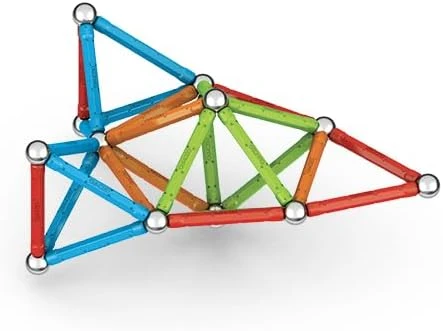Geomag Supercolor Recycled Magnetic Construction Set 60 Piece 100% Recycled Plastic Building Kit White Educational Toy For Kids Ages 5+ Promotes Creativity and STEM Learning - Image 7