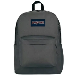 JanSport SuperBreak Backpack Grey Silver 25L School College Bag