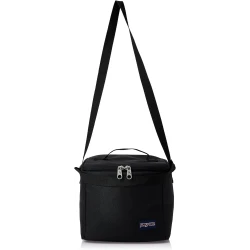 Jansport Super Snack Insulated Lunch Bag, Black, 9 Liter