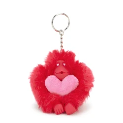 Kipling Valentine Monkey – Red Collector's Edition – Cute & Limited Edition Plush Keychain