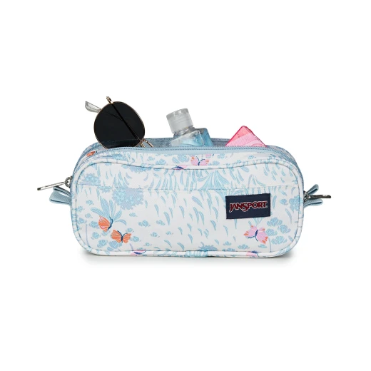 JanSport Large Accessory Pouch Flutteringfield 2 Compartments JanSport Large Accessory Pouch Flutteringfield 2 Compartments
