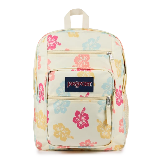 JanSport Big Student Laptop Backpack Hibiscus Baby Unisex JanSport Big Student Laptop Backpack Hibiscus Baby Unisex