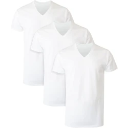Hanes Men's ComfortSoft V-Neck T-Shirt 3-Pack - Tagless, Soft, Everyday Wear