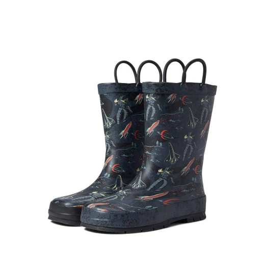 Western Chief Space Tour Waterproof PVC Rain Boots for Kids with Polyester Lining and Lug Outsole Size 6 - Western Chief - Image 2