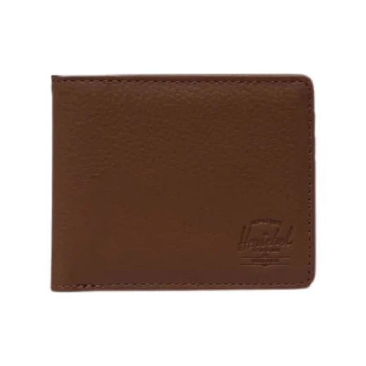 Herschel Roy Vegan Leather Wallet Saddle Brown Herschel Roy Vegan Leather Wallet Saddle Brown