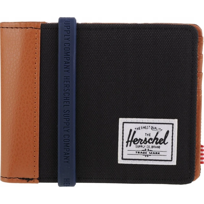 محفظة Herschel Hank RFID II سوداء - حامل بطاقات آمن - هيرشل