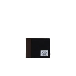 محفظة هيرشل هانك II RFID أسود / قهوة شيكوري - سفر