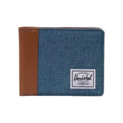 Herschel Two-Fold Wallet Blue Nylon - Men's Accessories